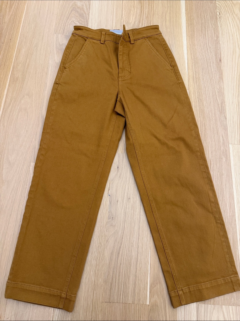 Everlane cropped straight pants